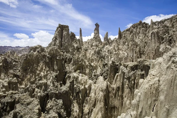 Rock Formations Valle Luna Bolivia — Stock Photo, Image