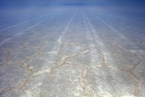 Vista Salar Uyuni Sal Liso Bolívia — Fotografia de Stock