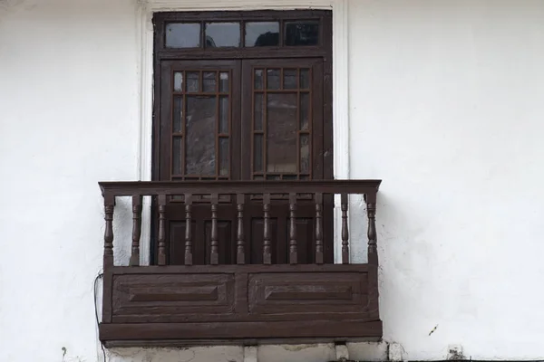 Vista Ventana Tradicional Desde Cusco Perú — Foto de Stock