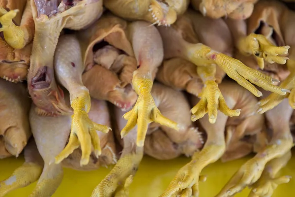 Group Fresh Poultry Selling Market — Stock Photo, Image