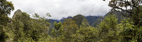 Részlet Perui Machu Picchu Inka Fellegvár — Stock Fotó