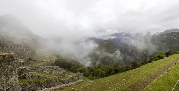 Вид Воздуха Руины Мачу Пикчу Перу — стоковое фото