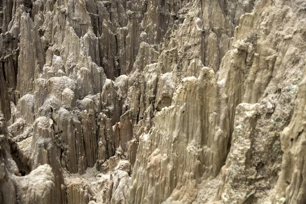 Rock formations of Valle de la luna in Bolivia