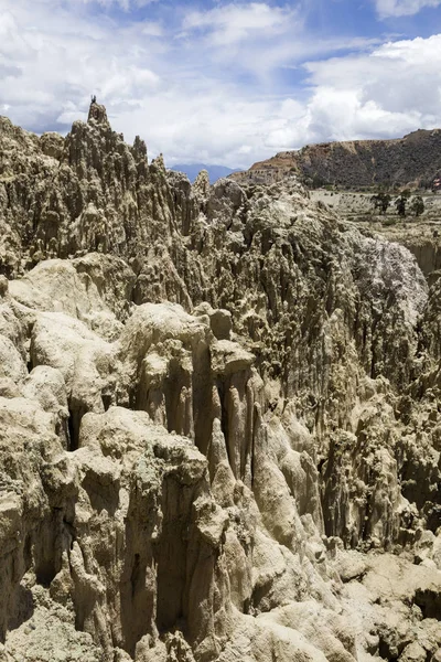 Rock Formations Valle Luna Bolivia — Stock Photo, Image