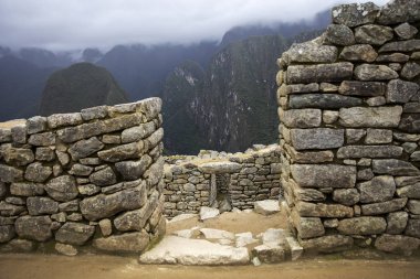 Ayrıntı Peru Machu Picchu Inca Kalesi