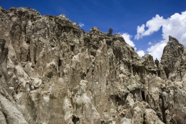 Kaya oluşumları Valle de la Luna Bolivya