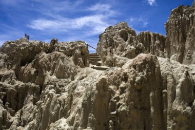 Kaya oluşumları Valle de la Luna Bolivya