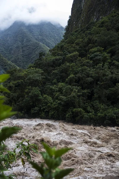 Detalhe Rio Urubamba Peru — Fotografia de Stock