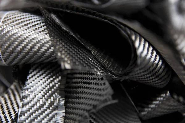 Closeup detail of the carbon fibers backdrop