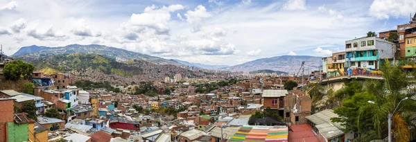 Medellin Kolombiya Eylül 2019 Medellin Kolombiya Medellin Kolombiya Nın Dağlık — Stok fotoğraf