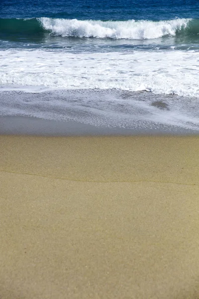 Weiche Schöne Karibische Meereswelle Sandstrand Tayrona Kolumbien — Stockfoto