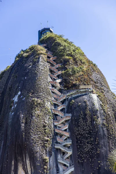 Veduta Presso Rock Guatape Piedra Del Penol Colombia — Foto Stock