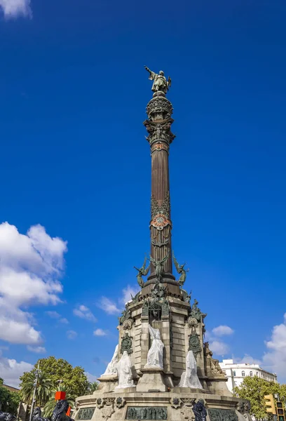 Barcelona, Catalonia, İspanya Christopher Columbus anıt