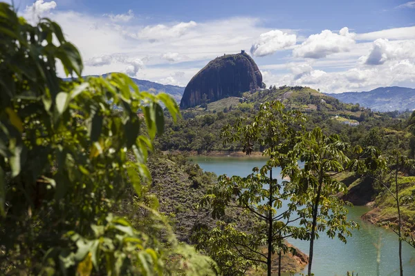 Vista Rock Guatape Piedra Del Penol Colômbia — Fotografia de Stock