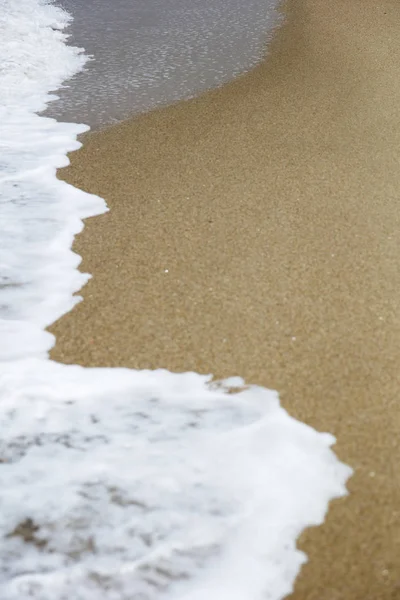 Víz Trópusi Homokos Strand Részletei — Stock Fotó