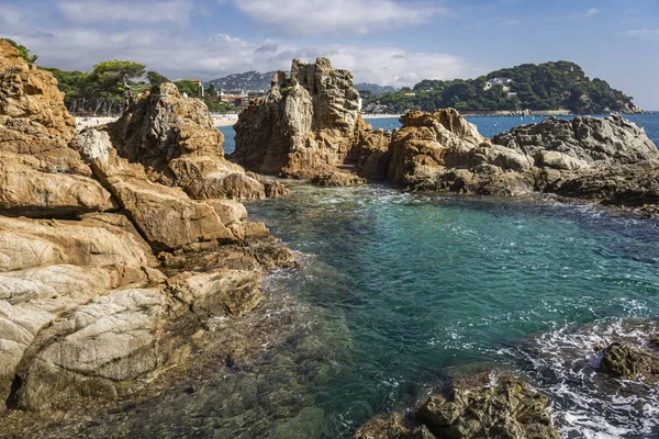 Seascape Resort Area Costa Brava Pobliżu Miejscowości Lloret Mar Katalonii — Zdjęcie stockowe