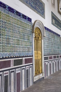 Topkapı Sarayı'nın İstanbul,Türkiye'deki muhteşem ve güzel iç mekanları