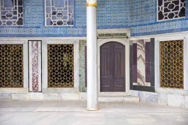 Topkapı Sarayı'nın İstanbul,Türkiye'deki muhteşem ve güzel iç mekanları