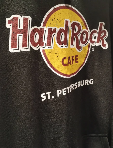 Санкт Петербург Росія Жовтня 2019 Detail Hard Rock Cafe Санкт — стокове фото