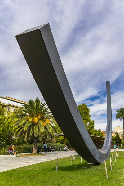 Nice França Outubro 2019 Pessoas Não Identificadas Pelo Arco 115 — Fotografia de Stock