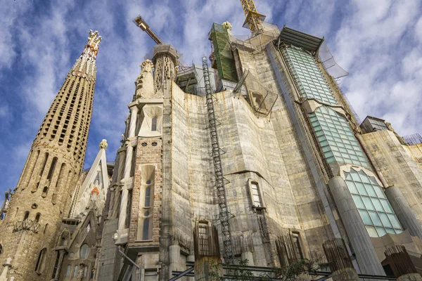 Barcelona Espanha Outubro 2019 Catedral Sagrada Familia Barcelona Espanha Projetado — Fotografia de Stock