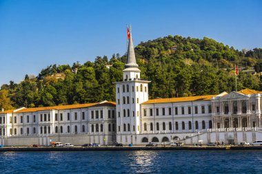 İstanbul, Türkiye - 9 Kasım 2019: Kuleli Askeri Lisesi, İstanbul, Türkiye. 1845 yılında Türkiye 'nin en eski askeri lisesidir..