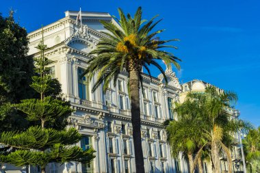 Fransa 'daki Opera de Nice binasının manzarası