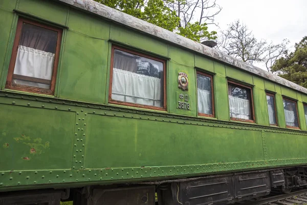 Gori Georgien Mai 2019 Detail Eines Stalin Personenwagens Vor Dem — Stockfoto