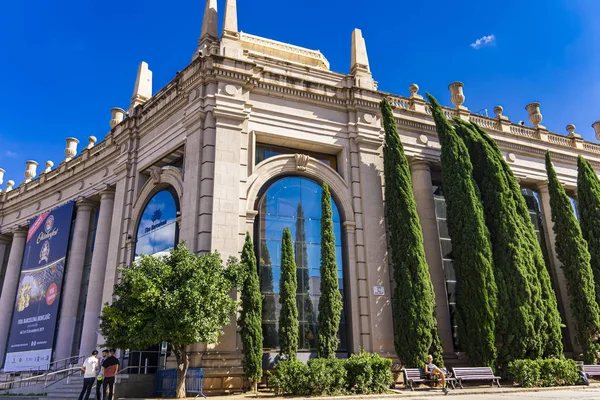 Barcelona Spanje Oktober 2019 Uitzicht Fira Barcelona Montjuic Locatie Barcelonas — Stockfoto