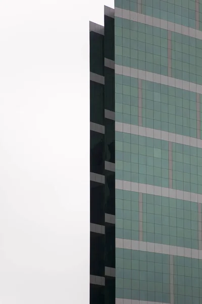 Geometriska Färgelement Den Moderna Byggnadens Fasad — Stockfoto