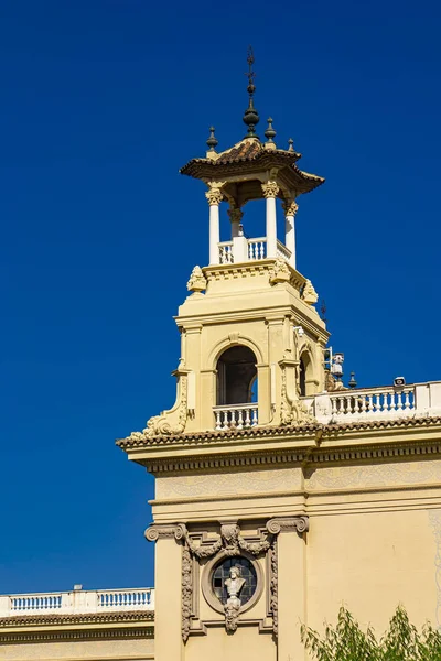 Blick Auf Den Turm Vom Palaus Alfons Xiii Victoria Eugenia — Stockfoto