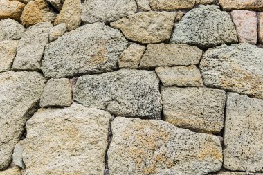 Eski taş duvar detay