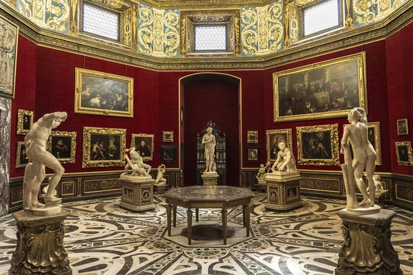 Florencie Itálie Dubna 2018 Tribune Room Uffizi Gallery Florence Italy — Stock fotografie