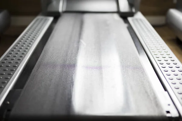 Closeup Treadmill Track Gym — Stock Photo, Image