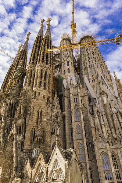 บาร เซโลนา สเปน ลาคม 2019 Cathedral Sagrada Familia ในบาร เซโลนา — ภาพถ่ายสต็อก