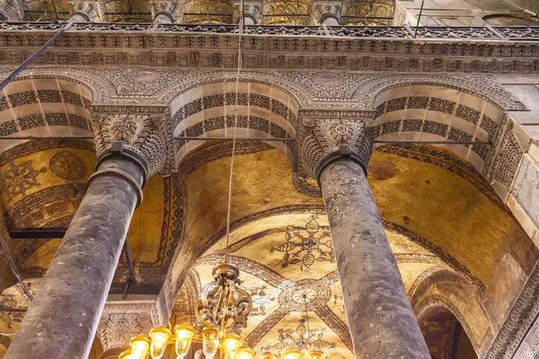 Istanbul Turquia Novembro 2019 Interior Hagia Sophia Istambul Turquia Durante — Fotografia de Stock