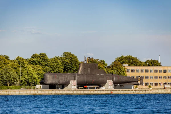 Copenhagen Denmark June 2018 Hdms Saelen S323 Small Coastal Submarine — Stock Photo, Image