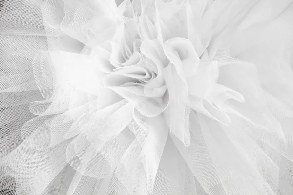 Detailní Detailní Pozadí Balerína Bílé Šaty Tutu — Stock fotografie
