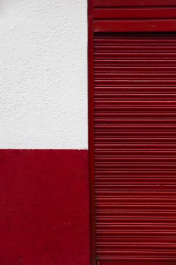 Kırmızı ve beyaz renkli ön plan