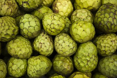 Piyasada taze anona da Madeira meyvesi