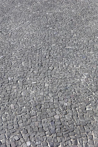 Closeup Detail Block Stone Pathway — Stock Photo, Image