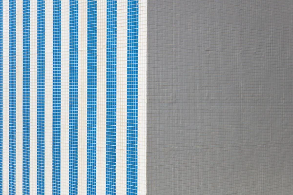 Primer Plano Del Patrón Cuadrado Azulejos Azules Blancos —  Fotos de Stock