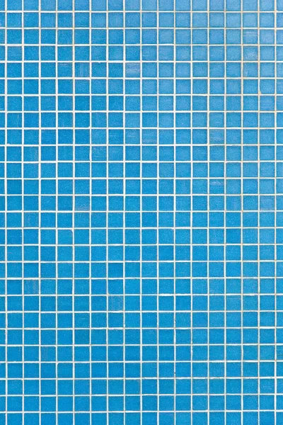 Nahaufnahme Des Quadratischen Musters Blauer Fliesen — Stockfoto