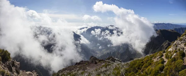 Stitched Panorama Nature Scenic View — Stock Photo, Image