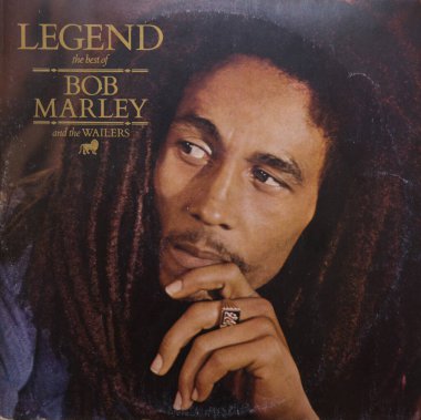 BELGRAD, SERBIA - 23 Ekim 2019: Legend 'in Kapağı, derleme albümü Bob Marley ve The Wailers. Albüm Mayıs 1984 'te Island Records tarafından yayınlandı.