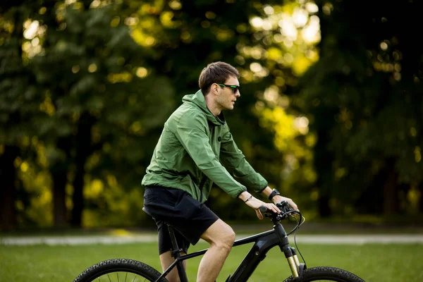 Guapo Joven Caballo Ebike Naturaleza — Foto de Stock