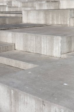 Düzensiz beton bloklarda perspektif görünümü