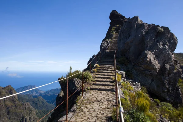 Blick Auf Den Pico Arieiro Auf Der Insel Madeira Portugal — Stockfoto