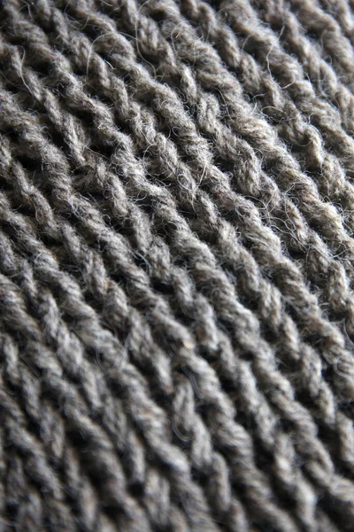 Closeup detail of the handmade knitting texture