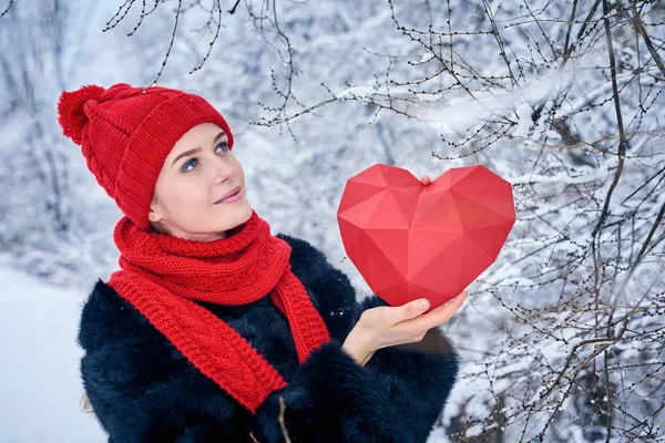 Liefde en de dag van Valentijnskaarten concept — Stockfoto